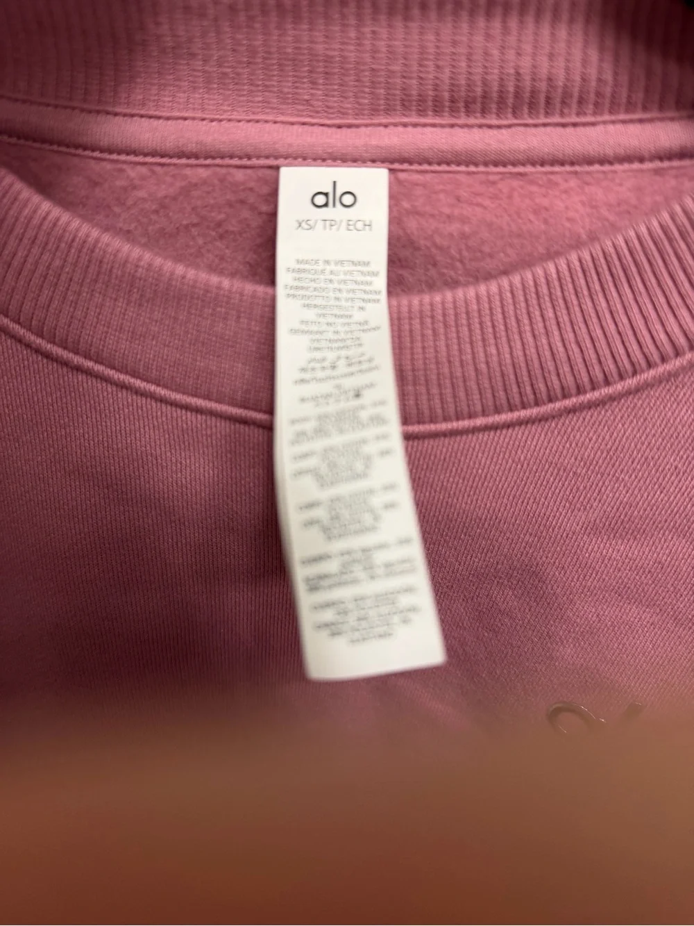 ALO Yoga cropped crewneck